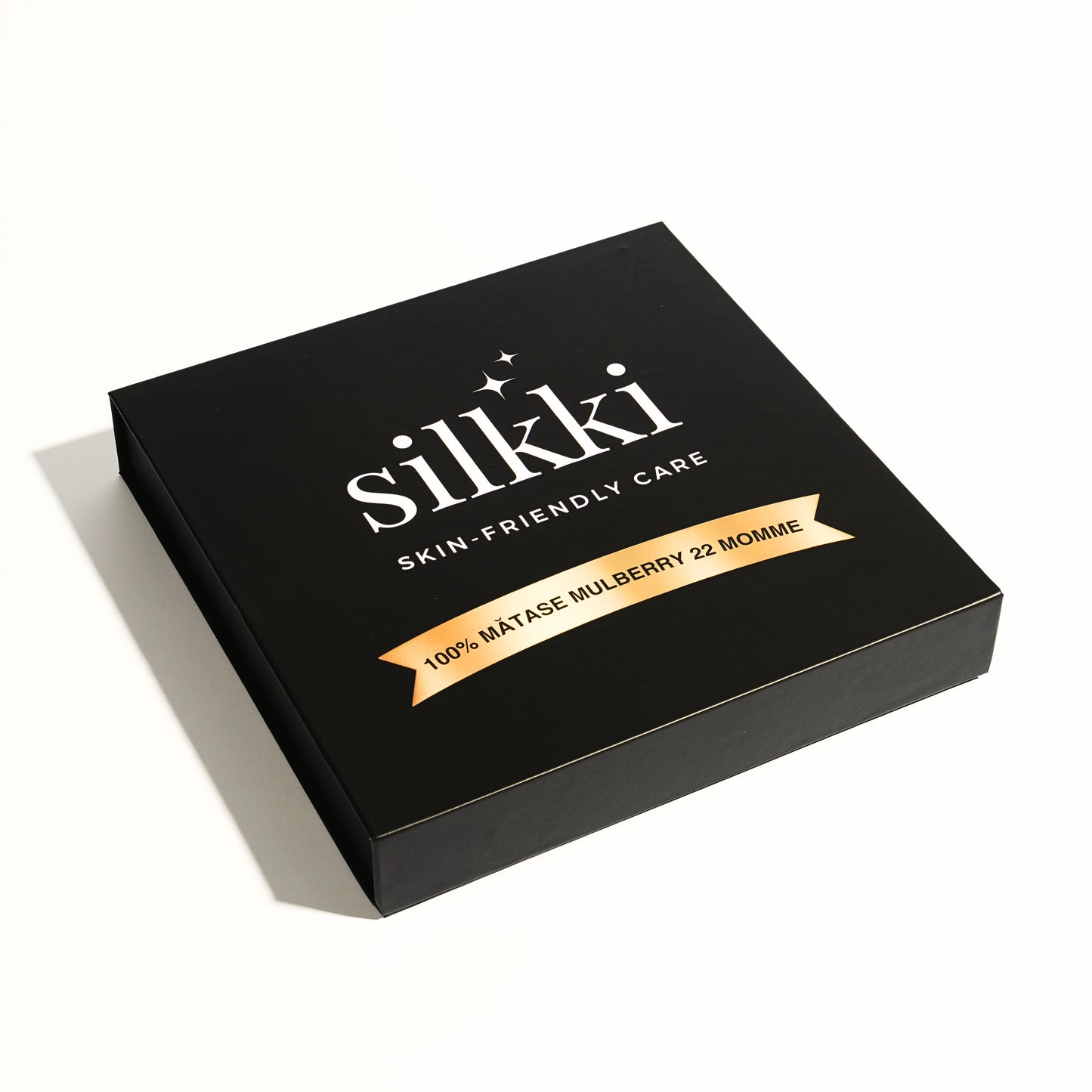 Set mătase naturală bleumarin